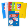Clairefontaine cahier kover book 21x29.7 seyes translucide 90 grammes coloris assortis