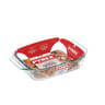 Pyrex plat rectangulaire en verre 31x20cm