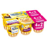La Laitière riz au lait rhum raisins 4x115g + 2 offerts