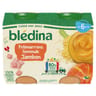Bledina pots potimarrons semoule jambon 2x200g