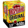 Desperados original bière aromatisée téquila canettes 4x50cl 5.9%vol