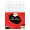 Cora copies doubles blanches perforées 21 x 29.7 cm 400 pages seyes grands carreaux