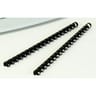 25 anneaux plastique 12 mm noir