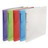 Exacompta classeur 21x29.7 cm Dos 2 cm 4 anneaux polypro translucide crystal colours