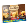 Richesmonts Raclette plateau assortiments 3 saveurs poivre nature et lait montagne 700g+100g offerts