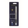 Waterman stylo-plume chrome + boîte de cartouches bleue