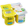 Nature bio yaourt nature issu de l'agriculture biologique 4x125g