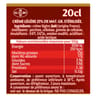 Président secret de crème semi épaisse 25% mg 3x20cl + 1 brique offerte