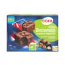 Cora mini brownies chocolat noisettes x8 240g
