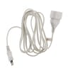 Prodelect prolongateur 10m blanc 2x0.75mm2 6a