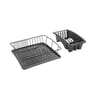 Egouttoir aquanet plus noir avec plateau