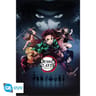 Poster demon slayer "Groupe" roulé filmé (91.5x61)