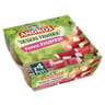 Andros dessert fruitier pommes rhubarbe 4x100g