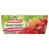 Andros dessert fruitier pommes framboises 4x100g