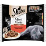 Sheba pâtée pour chat mini filets au boeuf en sauce 4x85g