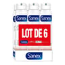 Sanex natur protect spray deodorant peaux sensibles 6x200ml