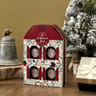 Bougie parfumée x4 maison de noël