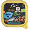 Cesar natural goodness bio barquette terrine pour chien adulte aux poissons 100g