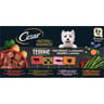 Cesar natural goodness barquettes terrine pour chien adulte 4 variétés - 800g