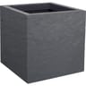 Pot carré volcania up 29.50cm gris galet 21 litres