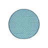 Tapis rond 150 cm - seville bleu
