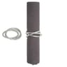 Ronds de serviette cercle dorés x2