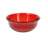 Coupelle en verre classica rouge 13.5cm