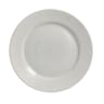 Assiette plate 26.5cm embossee pois