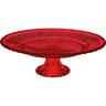 Plat a gateaux classica rouge 29cm