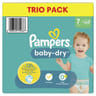Pampers baby dry couches maxig taille 7 x93