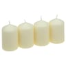 4 bougies cyl 75/47 mm champagne