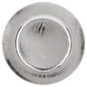 Assiette de présentation effet bois argent