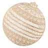 Set de table boule de noël or 38 cm