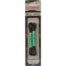 Lacet ciré rond 45cm noir De Clermont