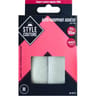 Style couture auto-agrippant autocollant blanc