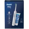 Oral b brosse à dent Pro 3800 Sensi Ultra-Thin blanche +1 dentifrice + 1 brossette