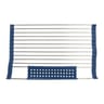 Egoutoir pliant inox+silicone