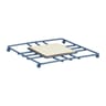 Dessous plat métal bois