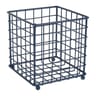 Panier métal 13.5x13.5bleu mat