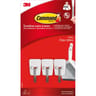 COMMAND CROCHET PLASTIQUE POINTE METAL PETIT MODELE BLANC