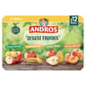 Andros compotes pomme abricot poire banane 12x100g