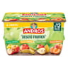 Andros compotes pomme abricot poire banane 12x100g