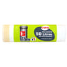 Cora sacs poubelle haute x15 a liens coulissants 50L