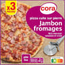 Cora pizza cuite sur pierre jambon fromages 3X350Gg