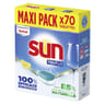 Sun tablettes lave-vaisselle tout en 1 citron x70 lavages 1.155kg