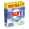 Sun tablettes lave-vaisselle tout en 1 citron x70 lavages 1.155kg