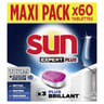 Sun tablettes lave-vaisselle tout en 1 expert plus brillance x 60 lavages 1.05kg