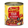 Zapetti chili con carne au boeuf francais - plat cuisiné 3/4 personnes 800g