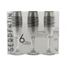 Lot de 6 flûtes serpentin noir 22cl