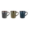 Mug irizia en gres 3 coloris assortis 36cl